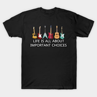 Musician Shirt Guitar Gifts For Men Guitar Player T Shirt Guitarist TShirt Rock Band Electric Guitar Lover Rock N Roll Music Tee - SA1596 T-Shirt